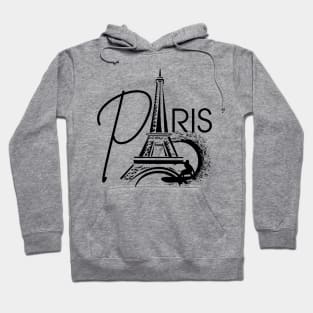 Paris France surfer Hoodie